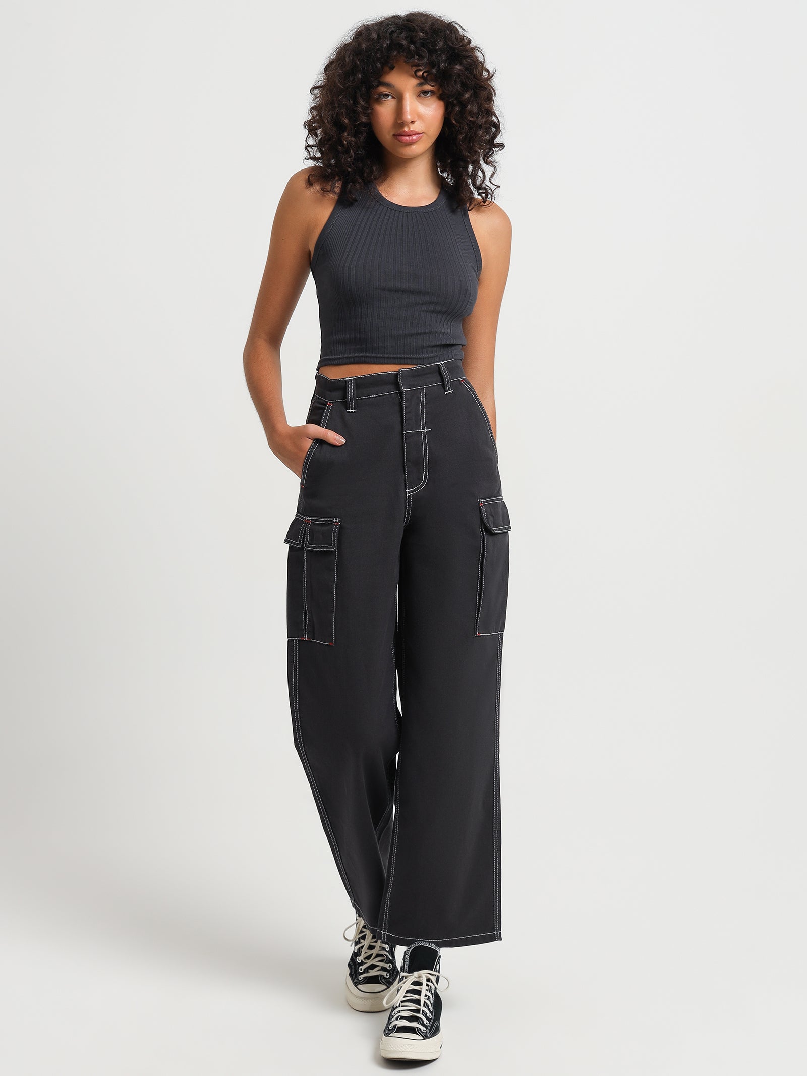 Hard Yakka Union Baggy Pants in Dark Charcoal