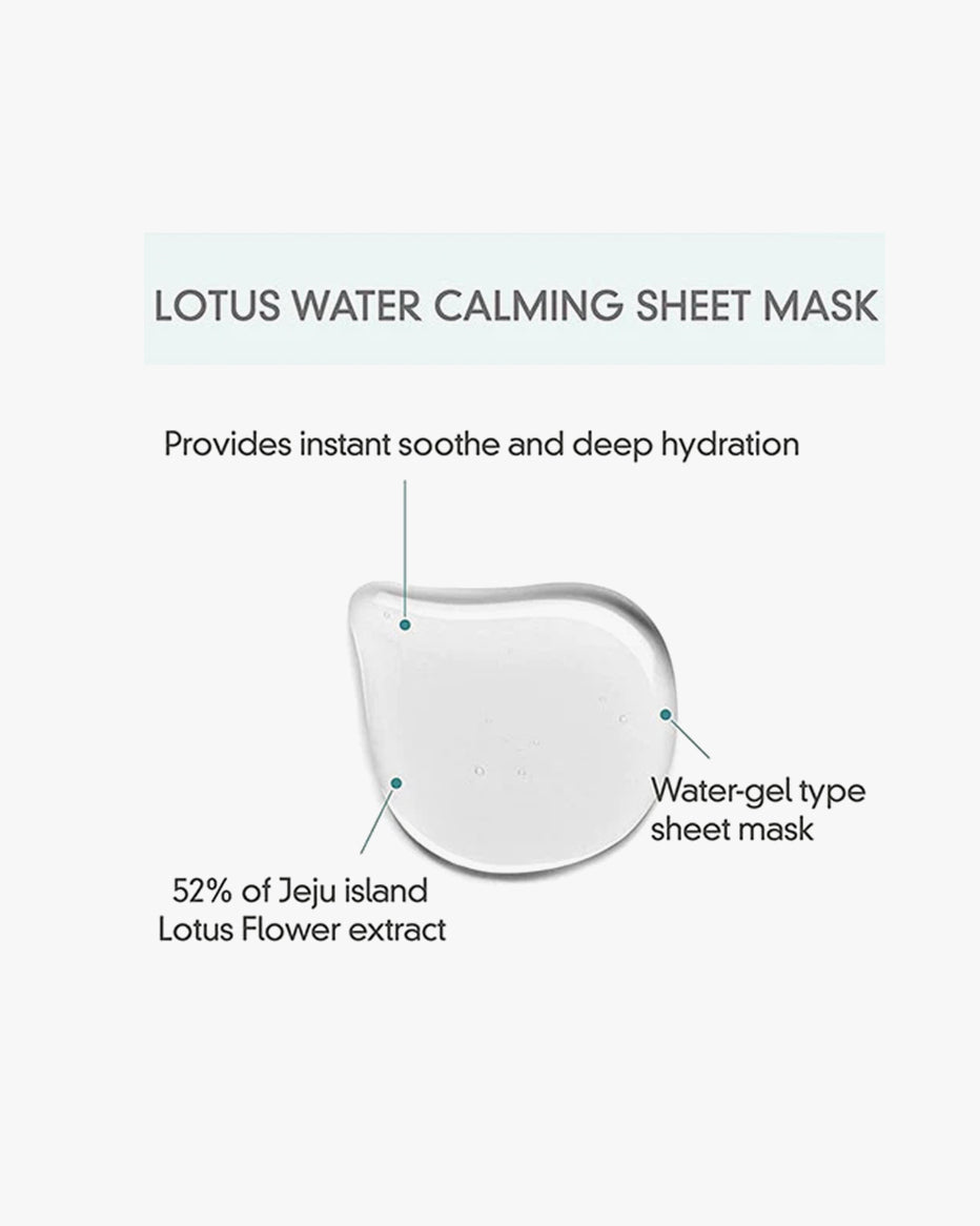 ROVECTIN Clean Lotus Water Calming Sheet Mask