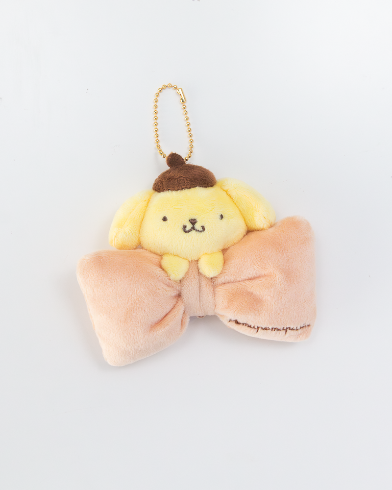 Sanrio Bowtie Plush Charm Keyring