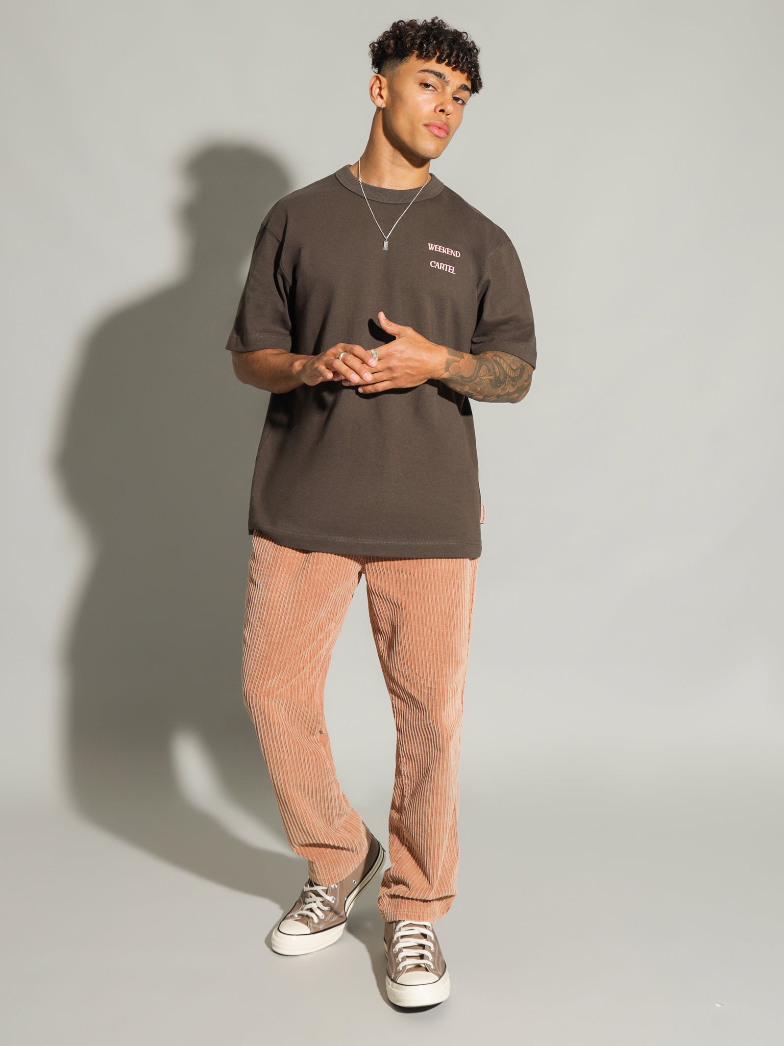 Manic Pants in Clay Pink