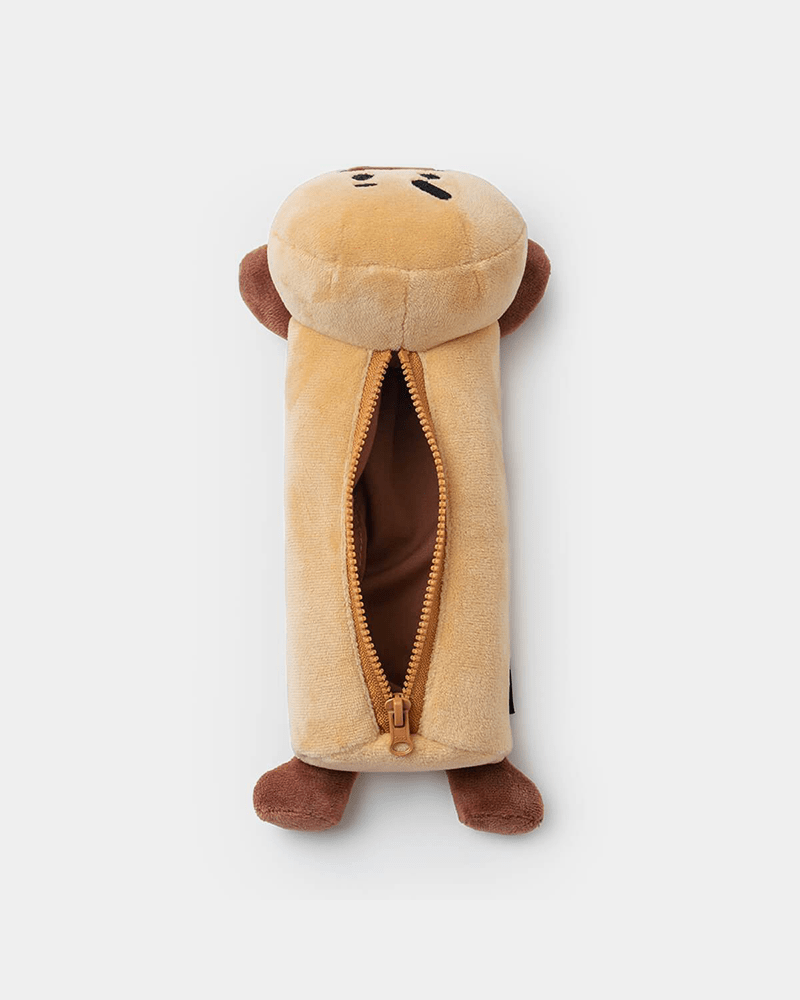 BT21 SHOOKY Lying Plush Pencil Case