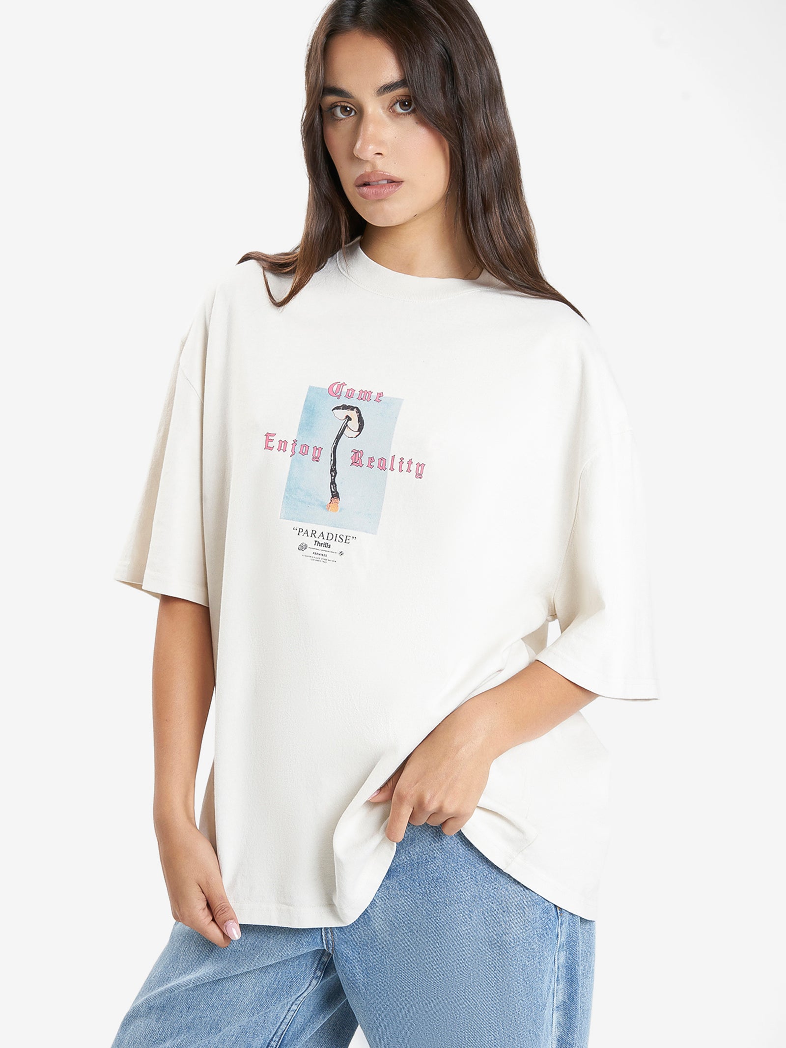 Reality Check Oversized Tee