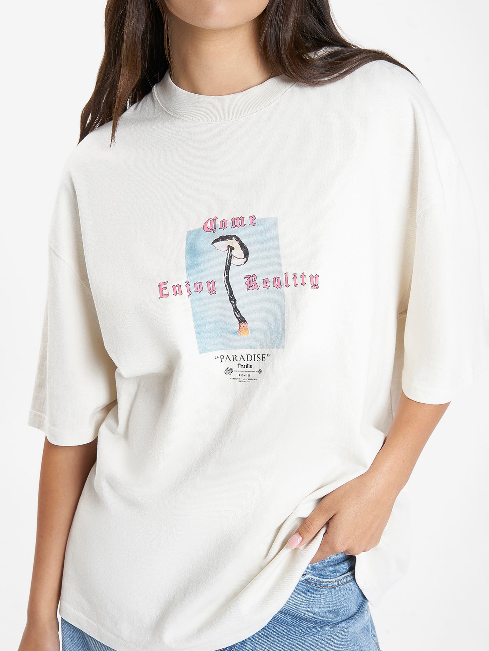 Reality Check Oversized Tee