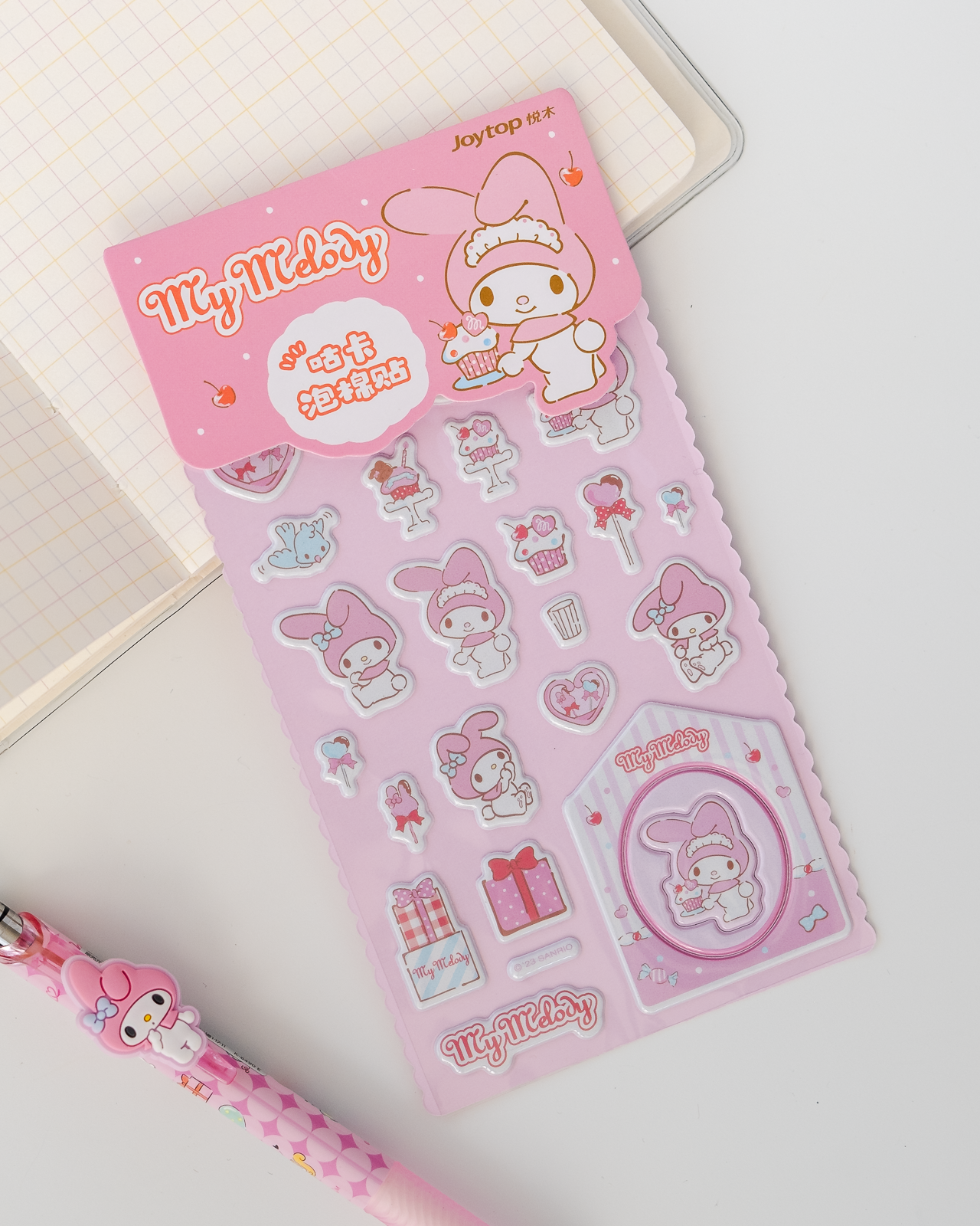 Sanrio Characters Afternoon Tea Time Foam Stickers