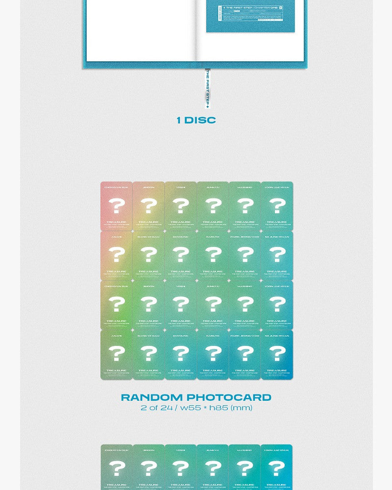 TREASURE - Single Album Vol.1 [THE FIRST STEP : CHAPTER ONE] Random Ver.