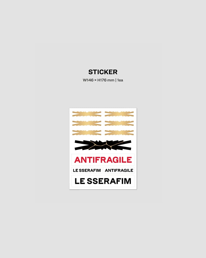 LE SSERAFIM - ANTIFRAGILE (2ND Mini Album) (3 Versions)