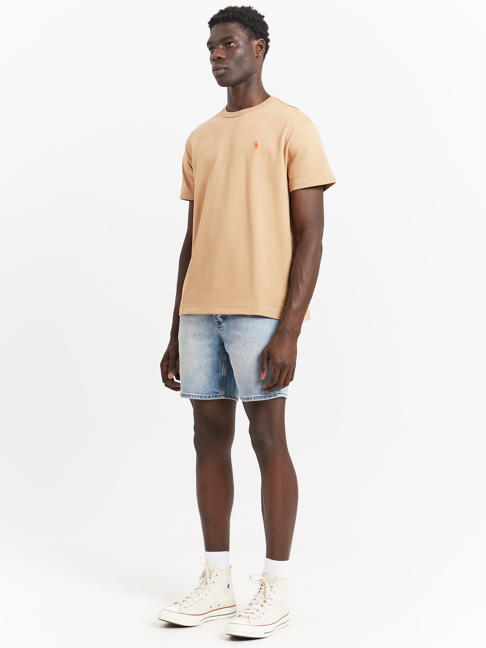 Heavyweight Jersey T-Shirt in Classic Camel