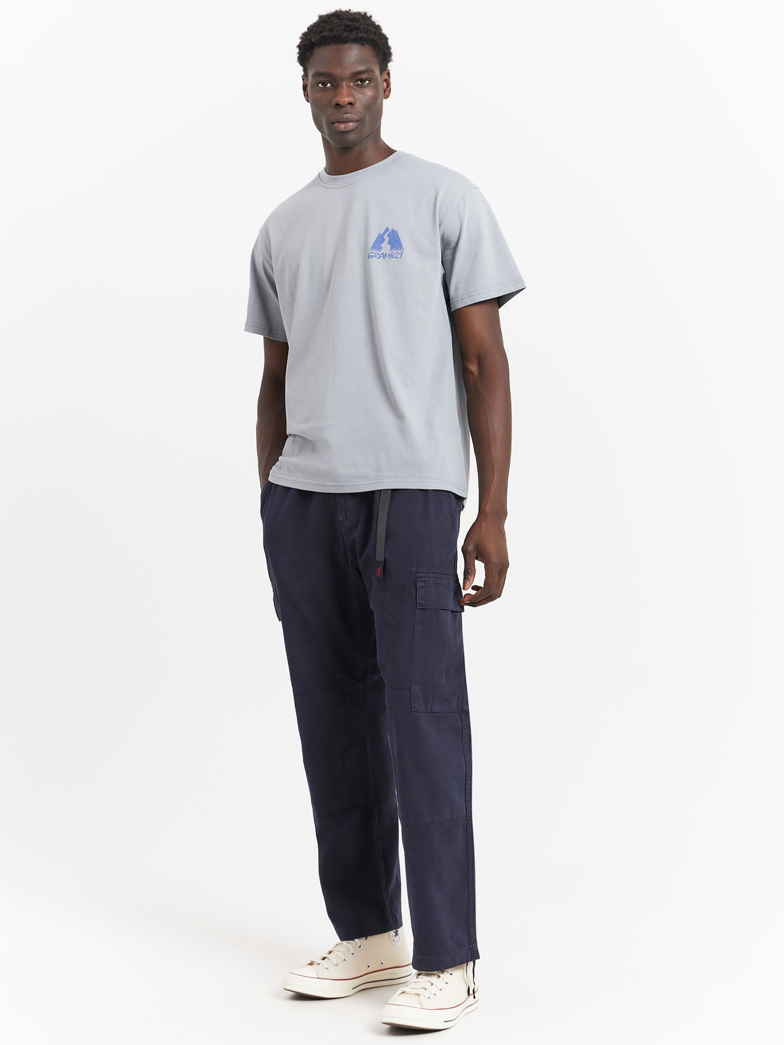 Cargo Pants in Double Navy Blue