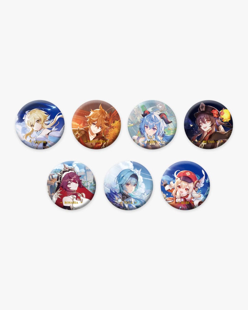 Genshin Impact Theme Character Badge Vol.1