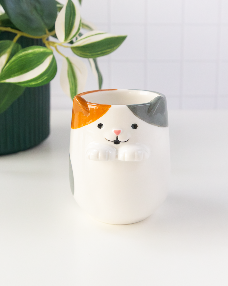 Ceramic Animals with Paws Tea Cup