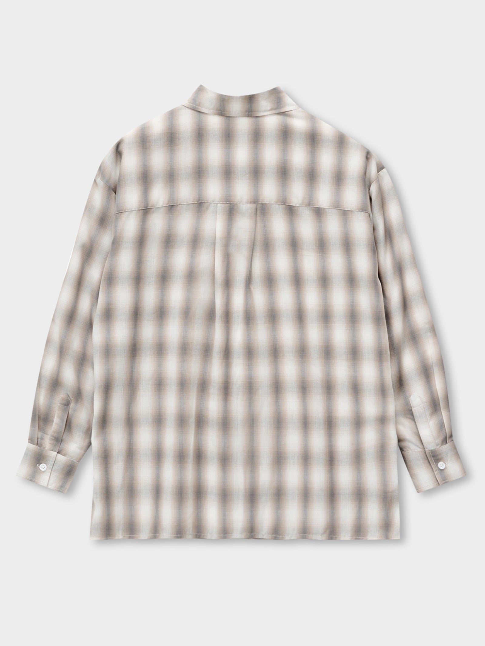 Blend Check Oversized Shirt