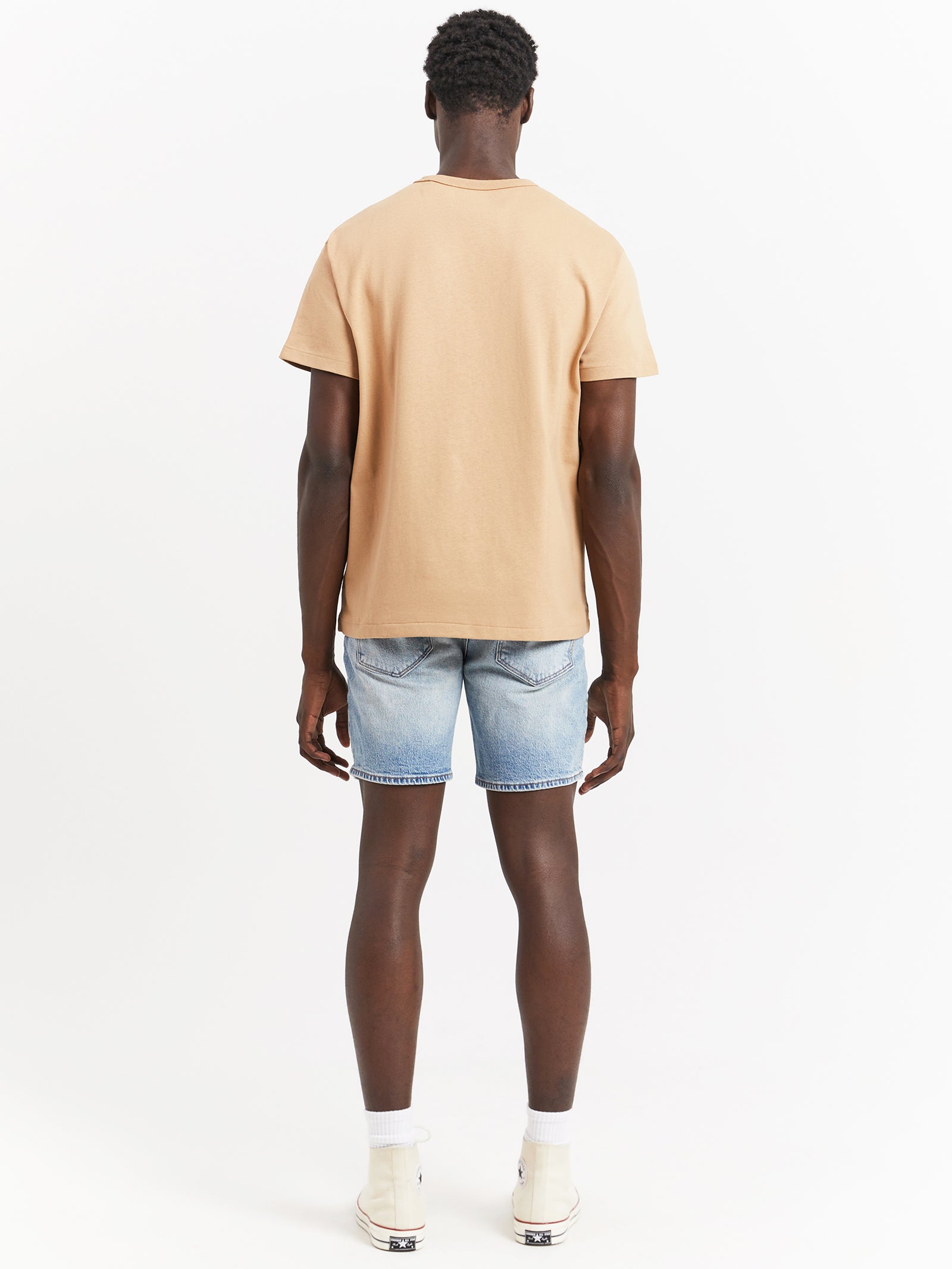 Heavyweight Jersey T-Shirt in Classic Camel