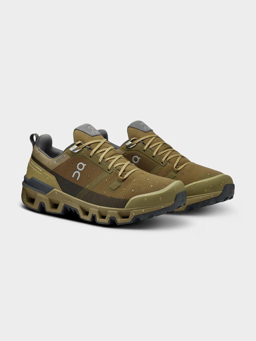 Mens Cloudwander Waterproof Sneakers in Hunter Safari