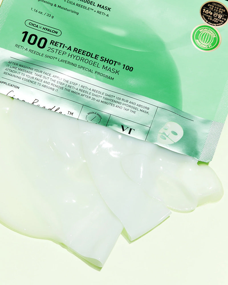 VT Reedle Shot 100 2-Step Hydrogel Hydrogel Mask #Reti-A