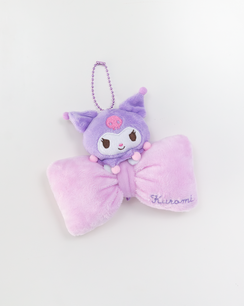 Sanrio Bowtie Plush Charm Keyring