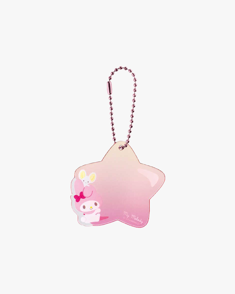 Sanrio Character Star Keychain with Stickers