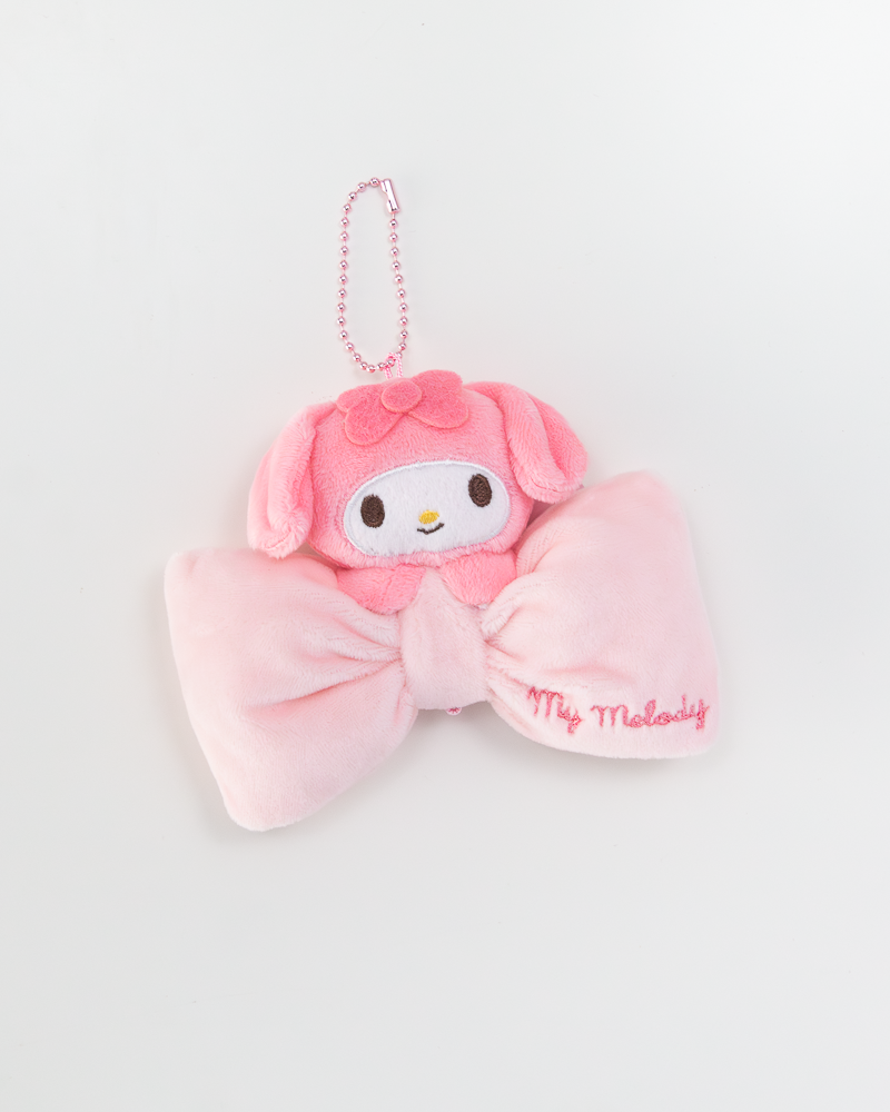 Sanrio Bowtie Plush Charm Keyring