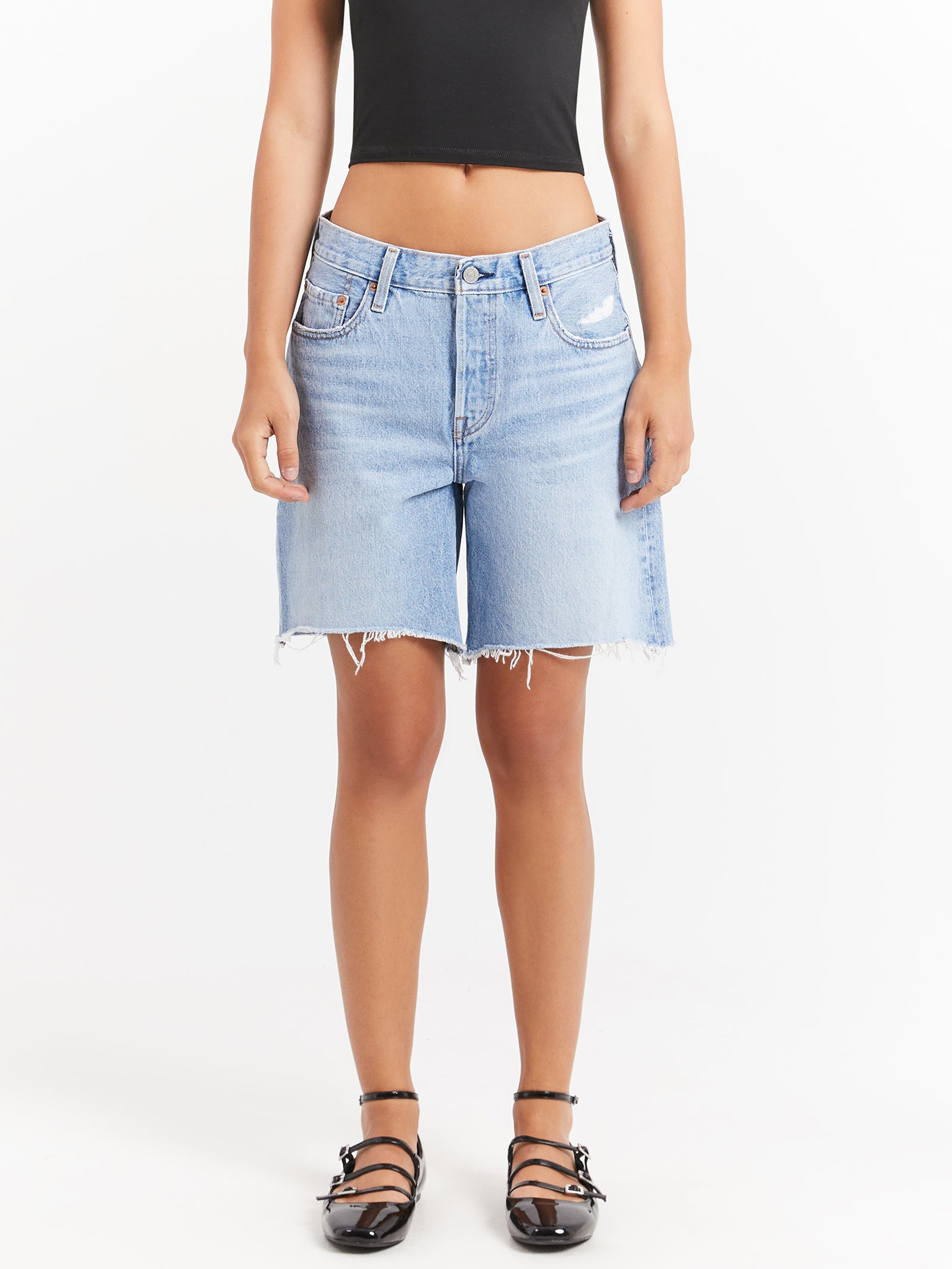 501 90s Denim Shorts in Blue Light Special