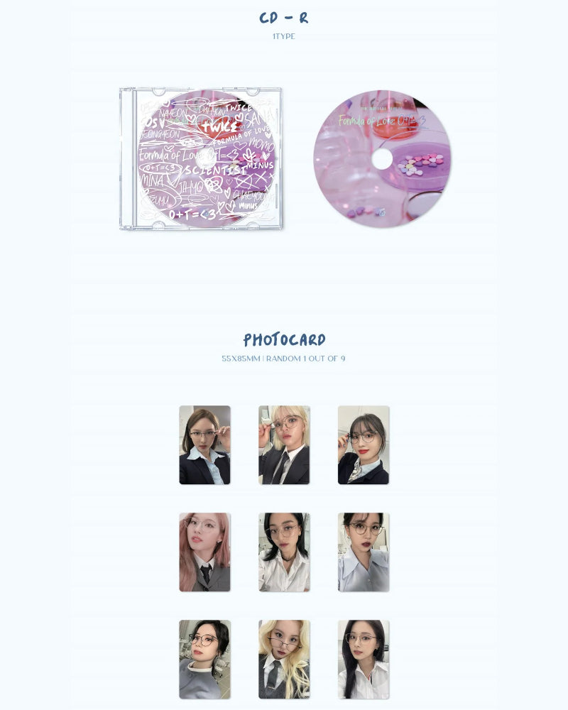 TWICE - 3rd Album [FORMULA OF LOVE: O T=<3] RESULT FILE VER.