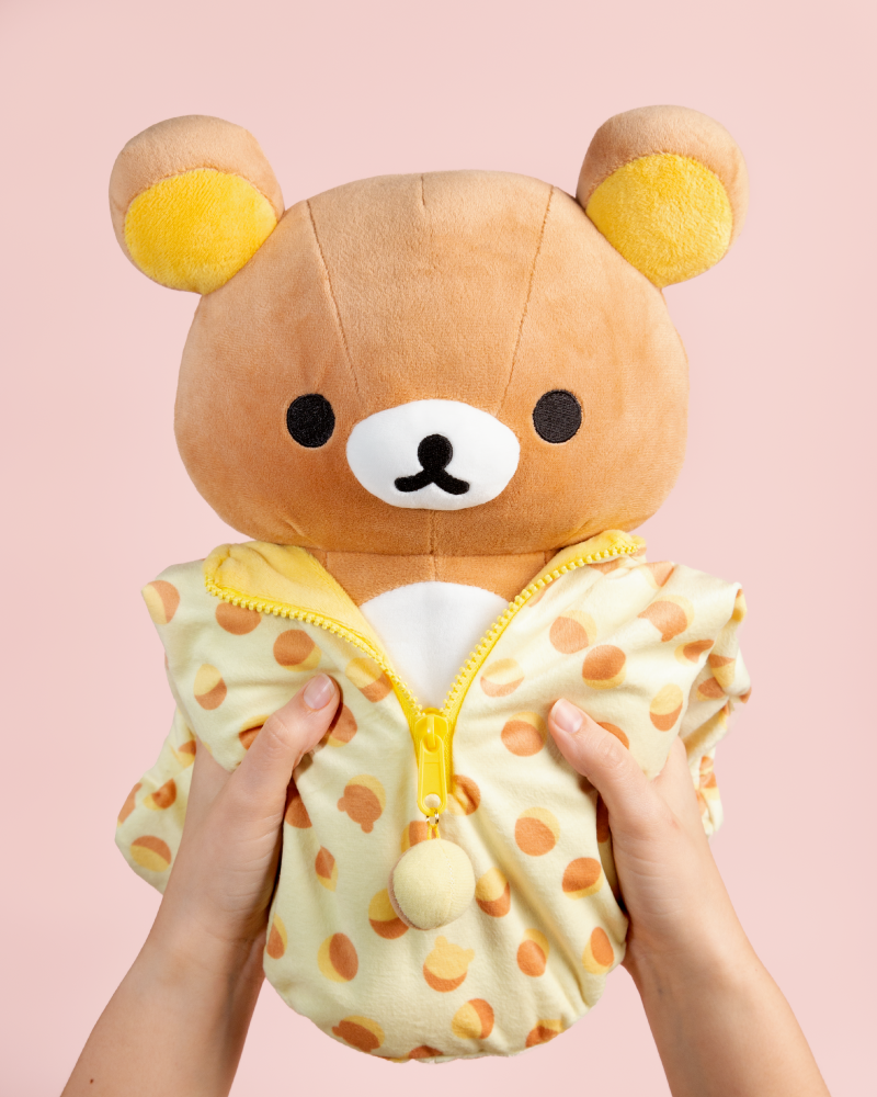 San-X Rilakkuma Acorn Pattern Sleeping Bag Plush