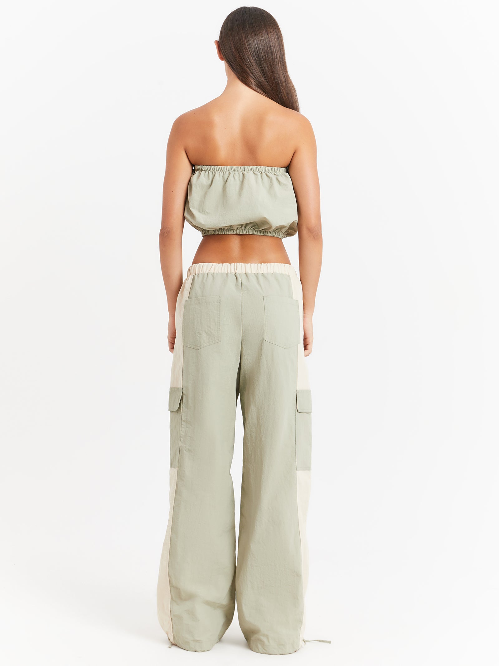 Ella Parachute Top in Sage