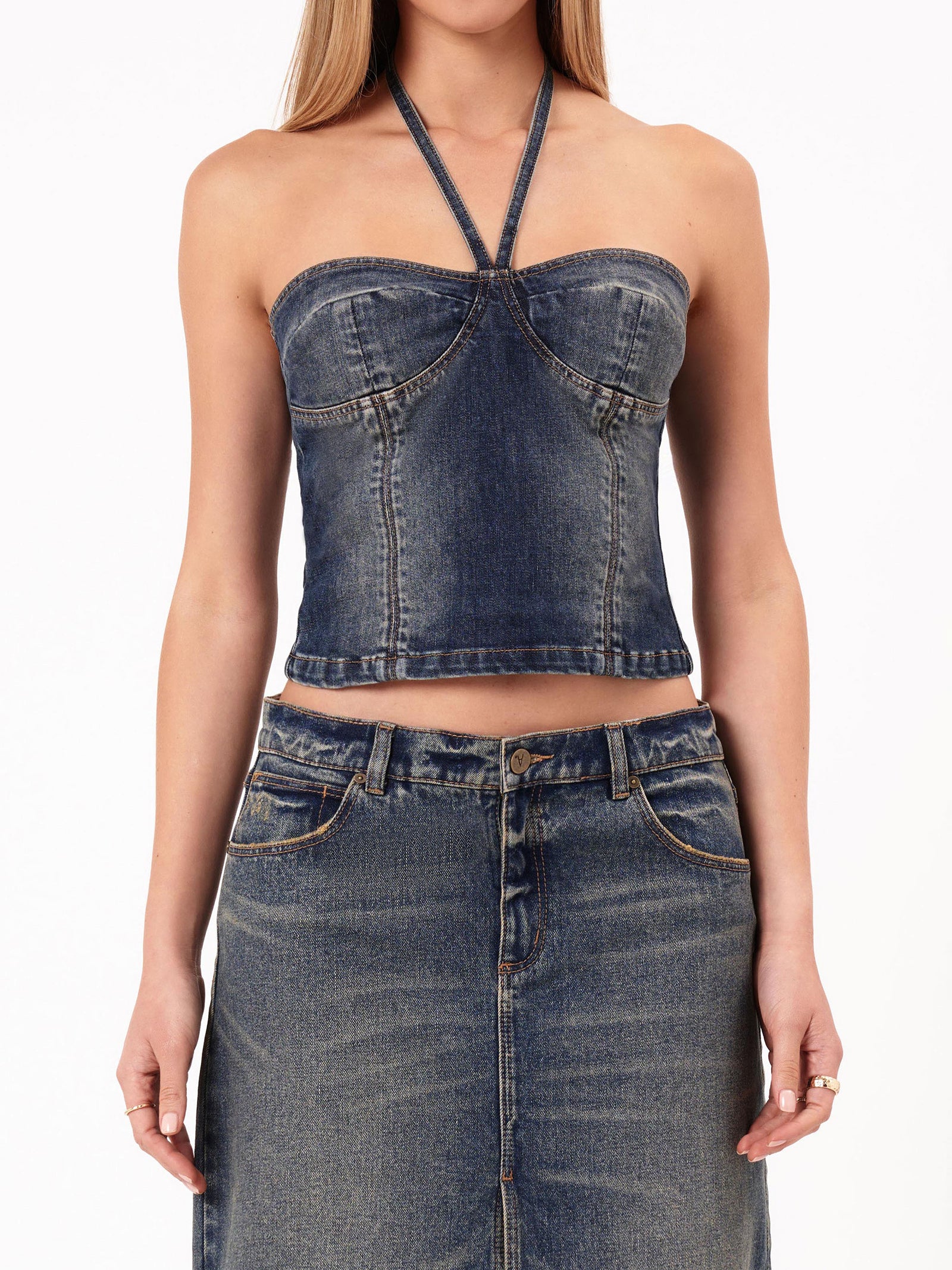 Zendaya 00 Denim Top