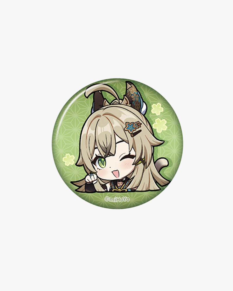 Genshin Impact Chibi Character Emote Badge Vol.3