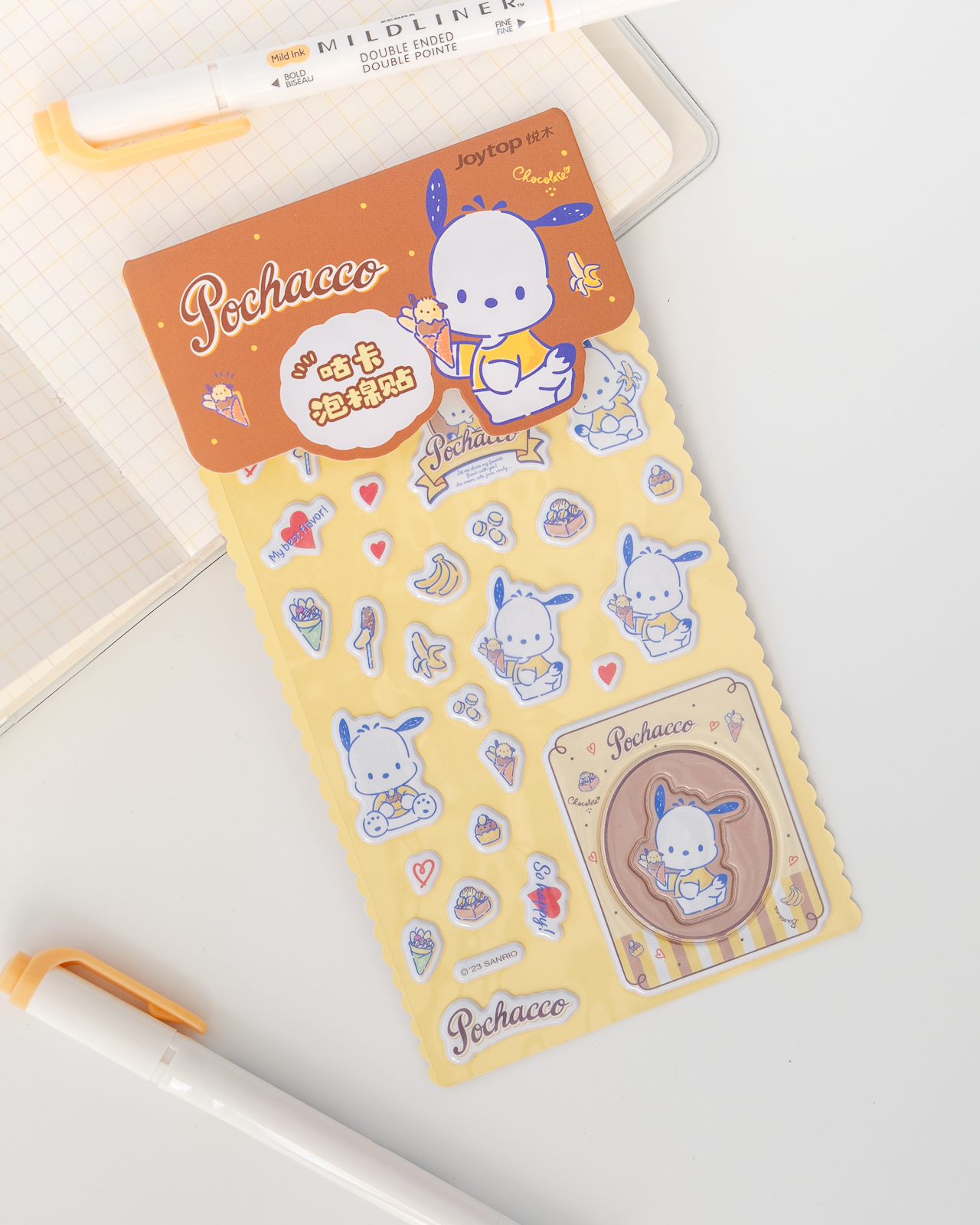 Sanrio Characters Afternoon Tea Time Foam Stickers