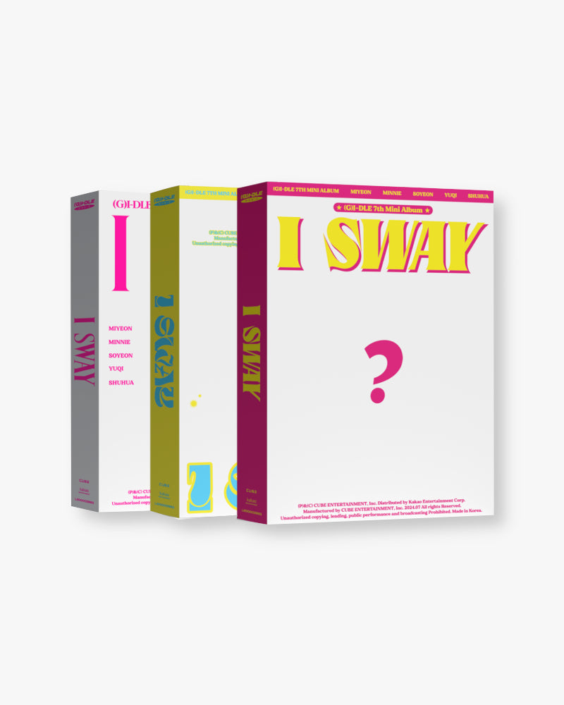 (G)I-DLE - 7TH MINI ALBUM [I SWAY] (Random Ver.)