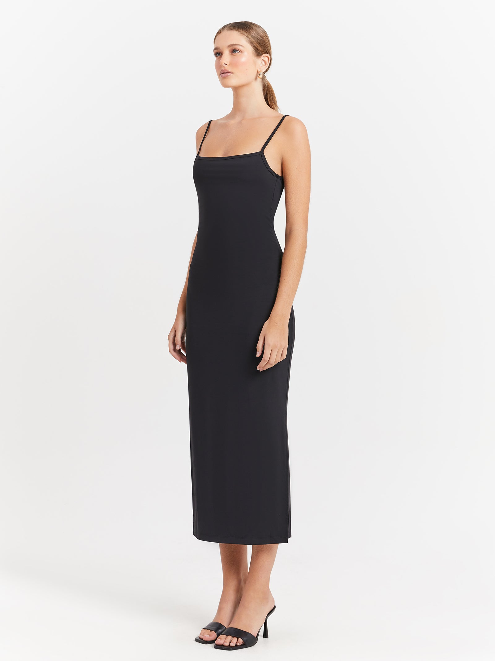 Mse Standard Low Back Dress in Black