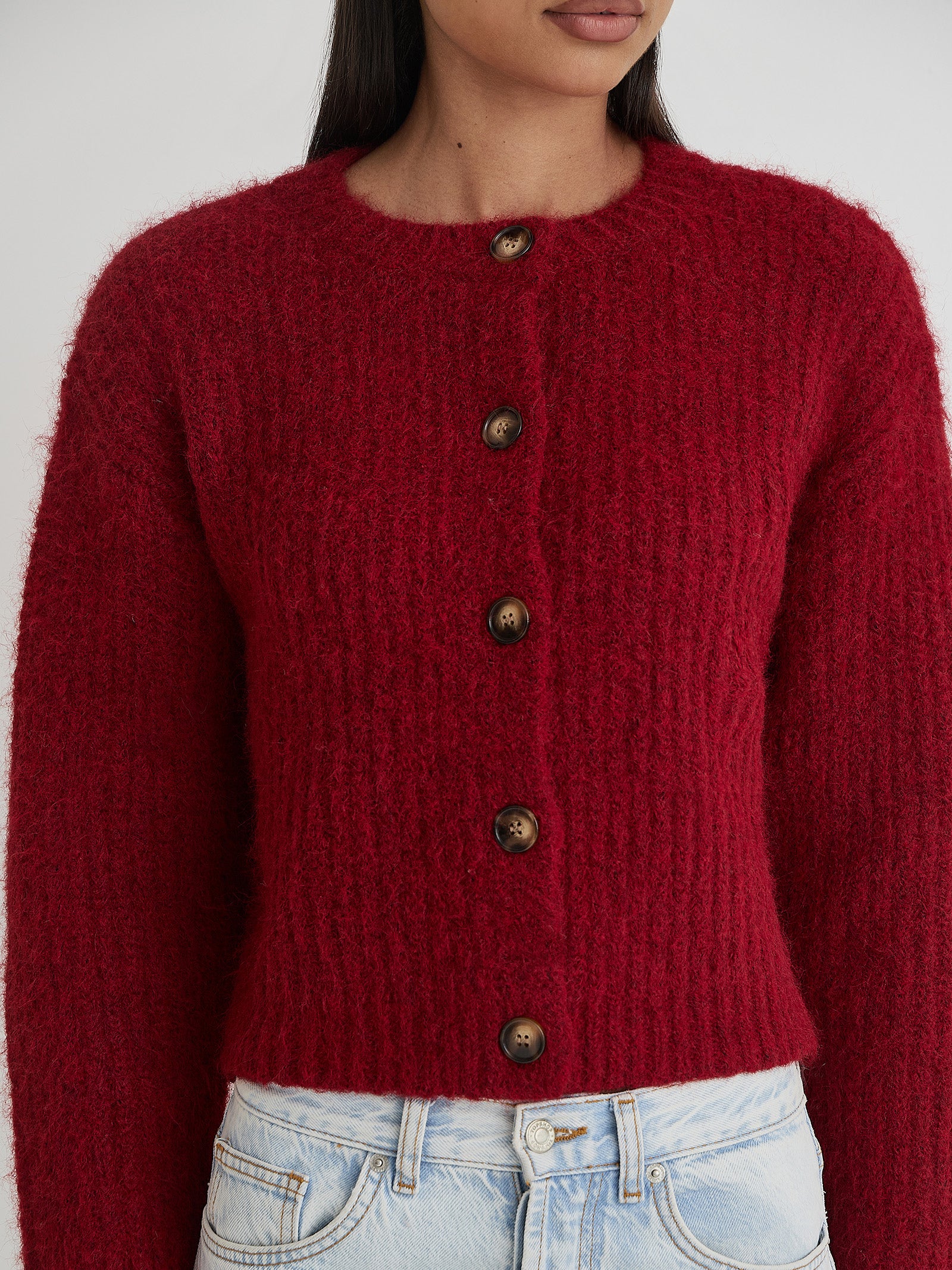 Drew Cardigan In Red