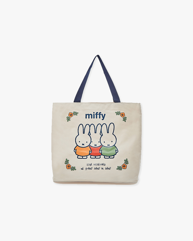 Miffy Big Tote Bag - Miffy and friends