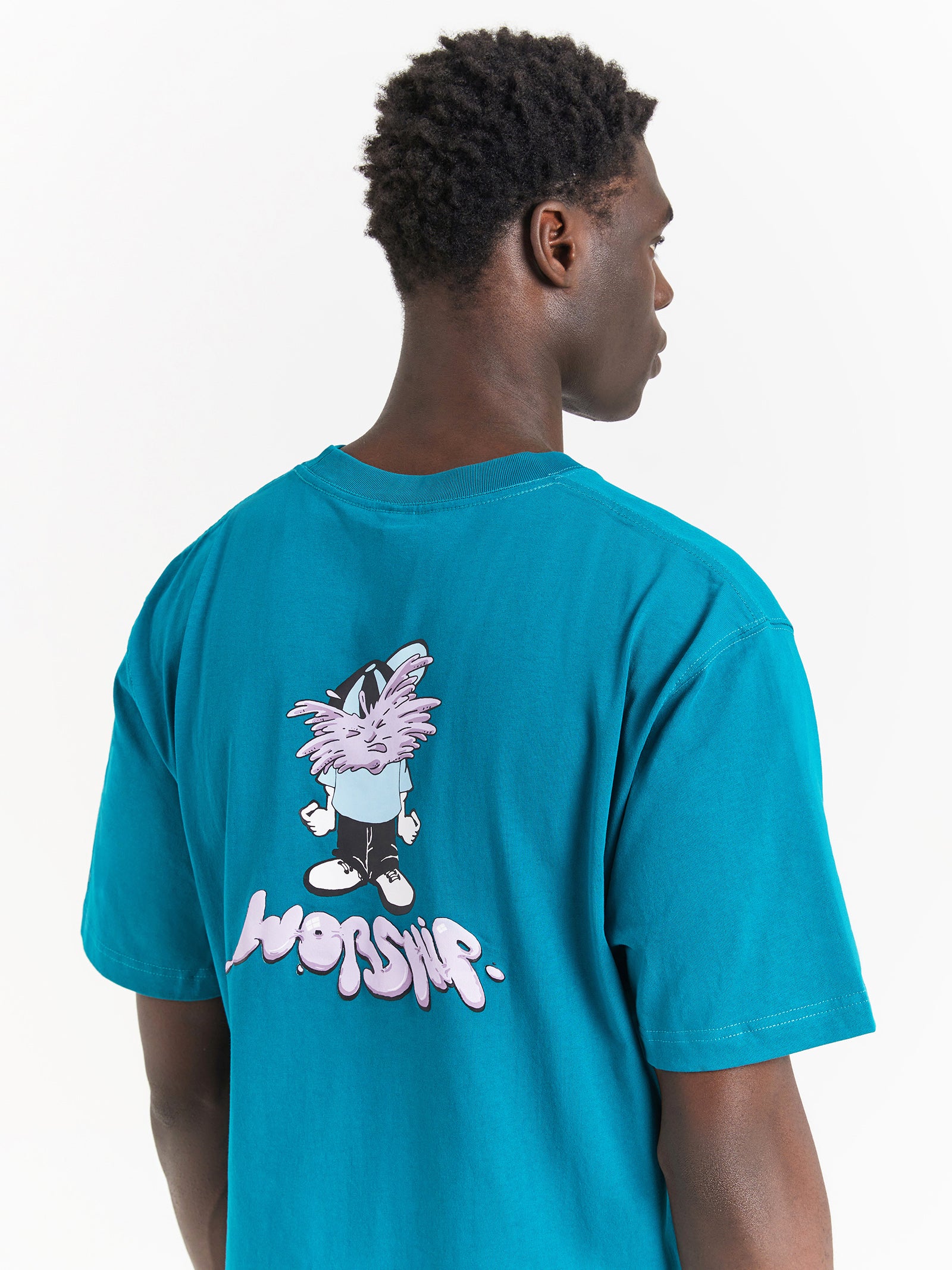 Bubble Trouble T-Shirt in Deep Lake Blue