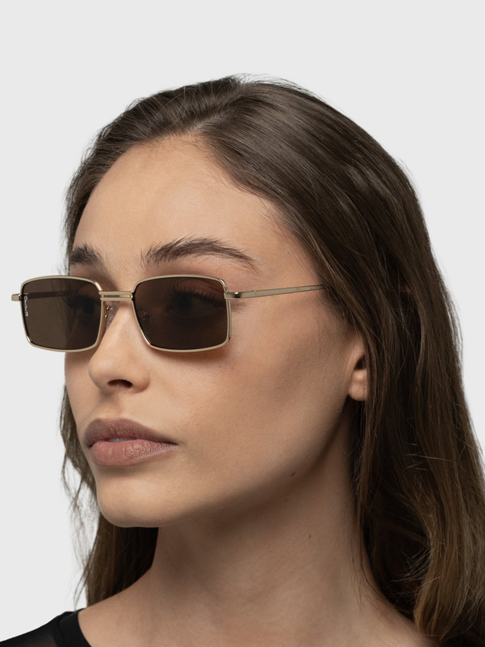 Ila Sunglasses in Gold & Brown