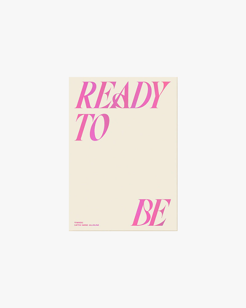 TWICE - READY TO BE (12TH MINI ALBUM) (3 Versions)