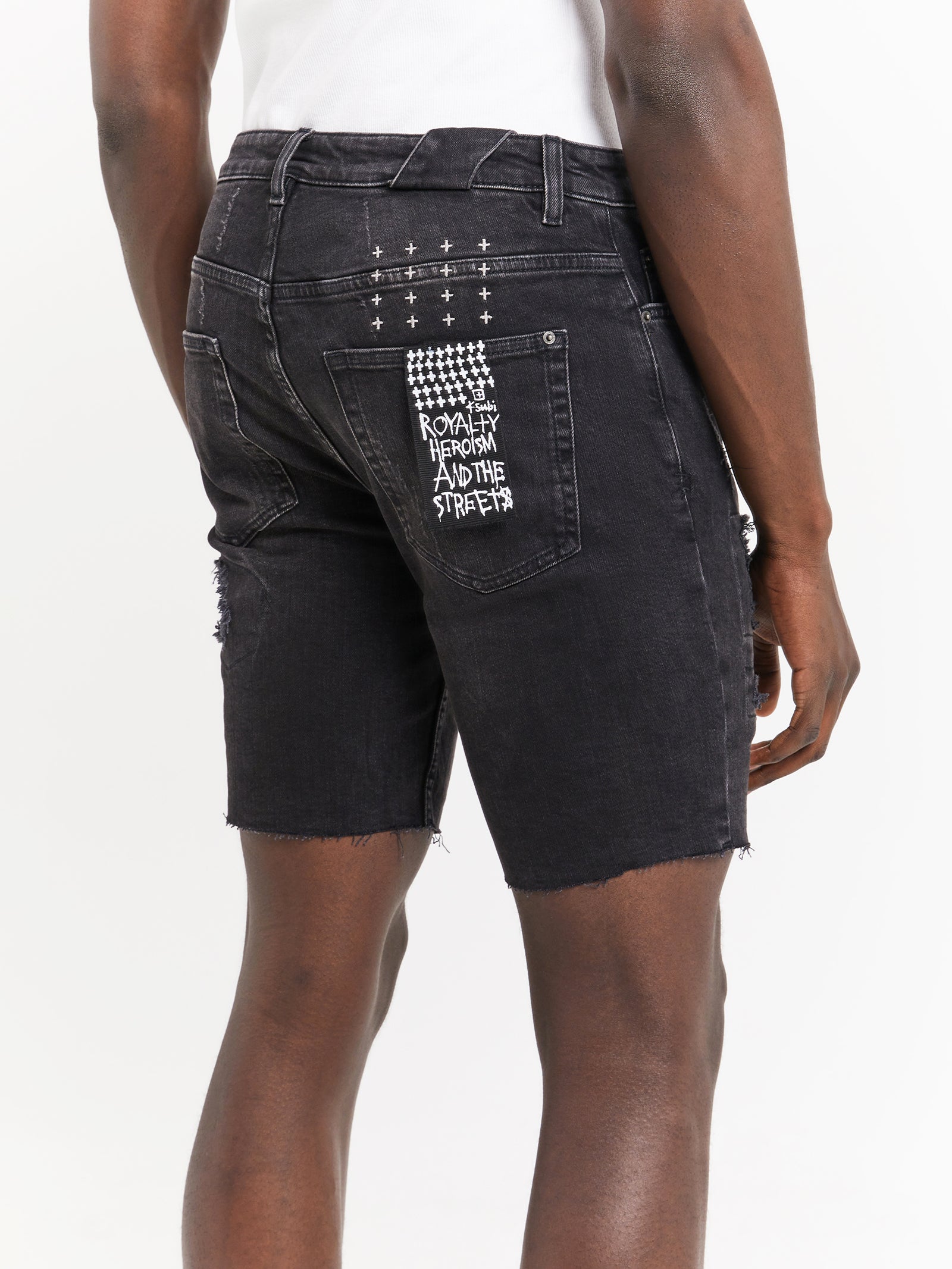 Chopper Shorts in Boneyard Black