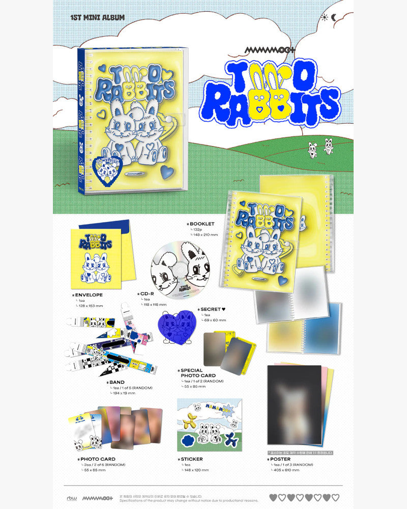 Warehouse Sale - MAMAMOO+ - 1ST MINI ALBUM [TWO RABBITS]