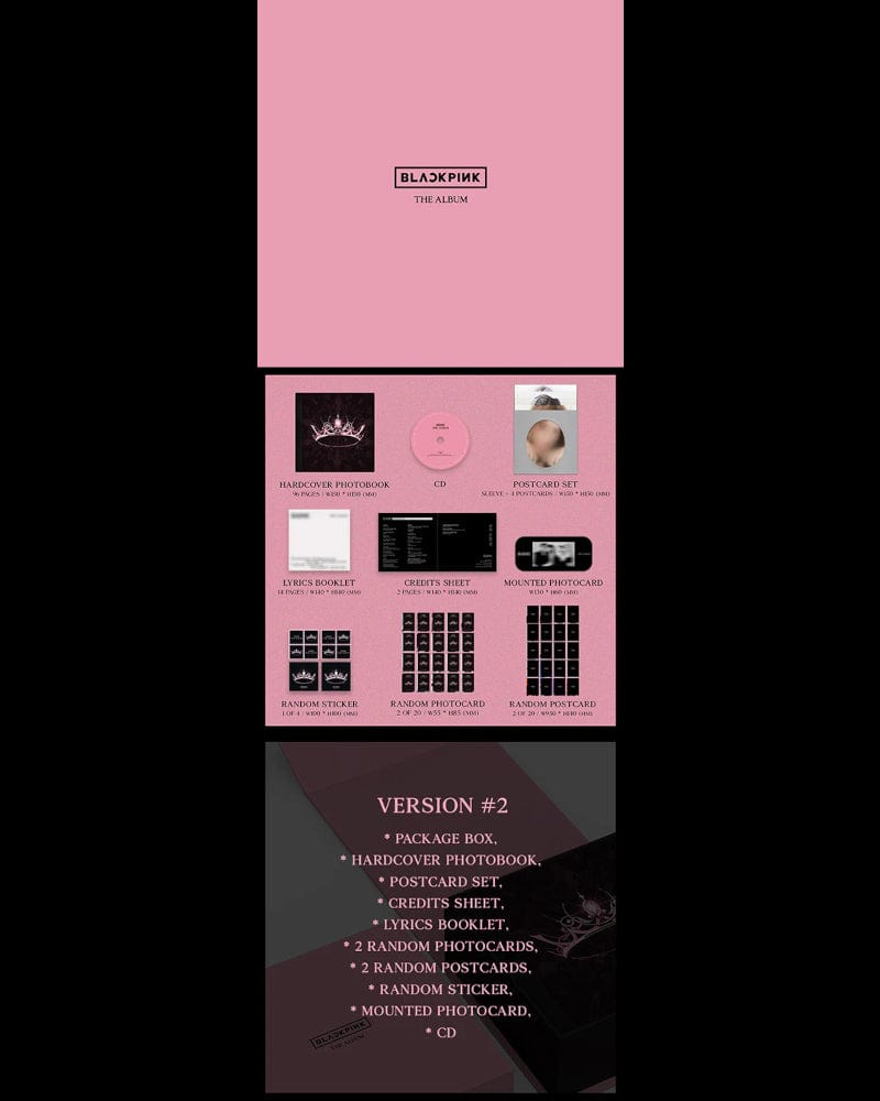 BLACKPINK - 1ST FULL ALBUM [THE ALBUM] (4 Versions)