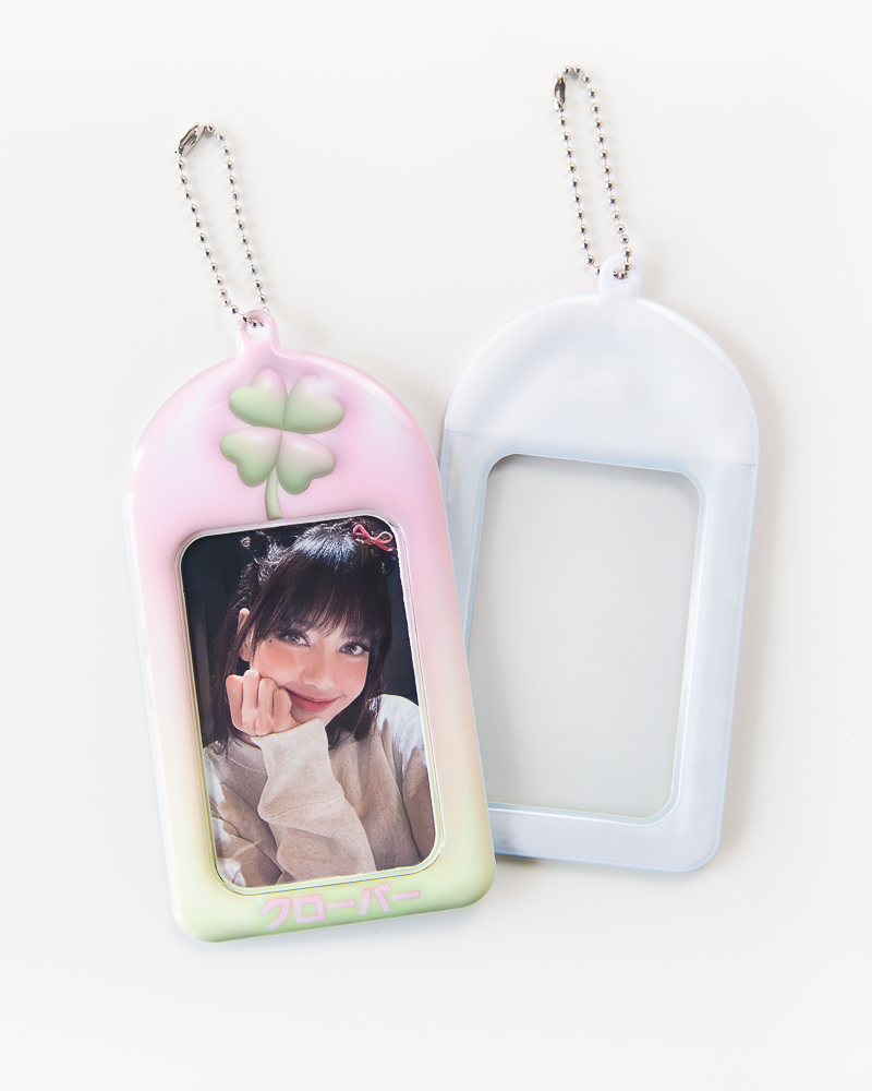 DUCKY WORLD Clover Photocard Holder Keyring