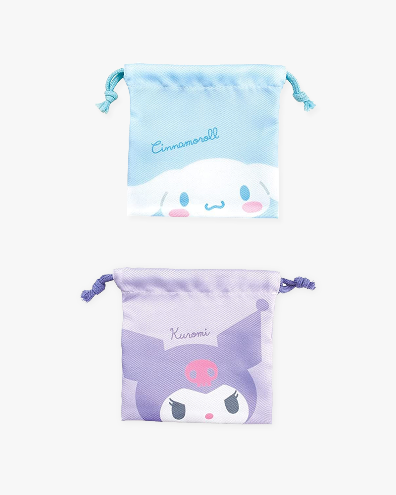 Sanrio Character Face Kinchaku Pouch