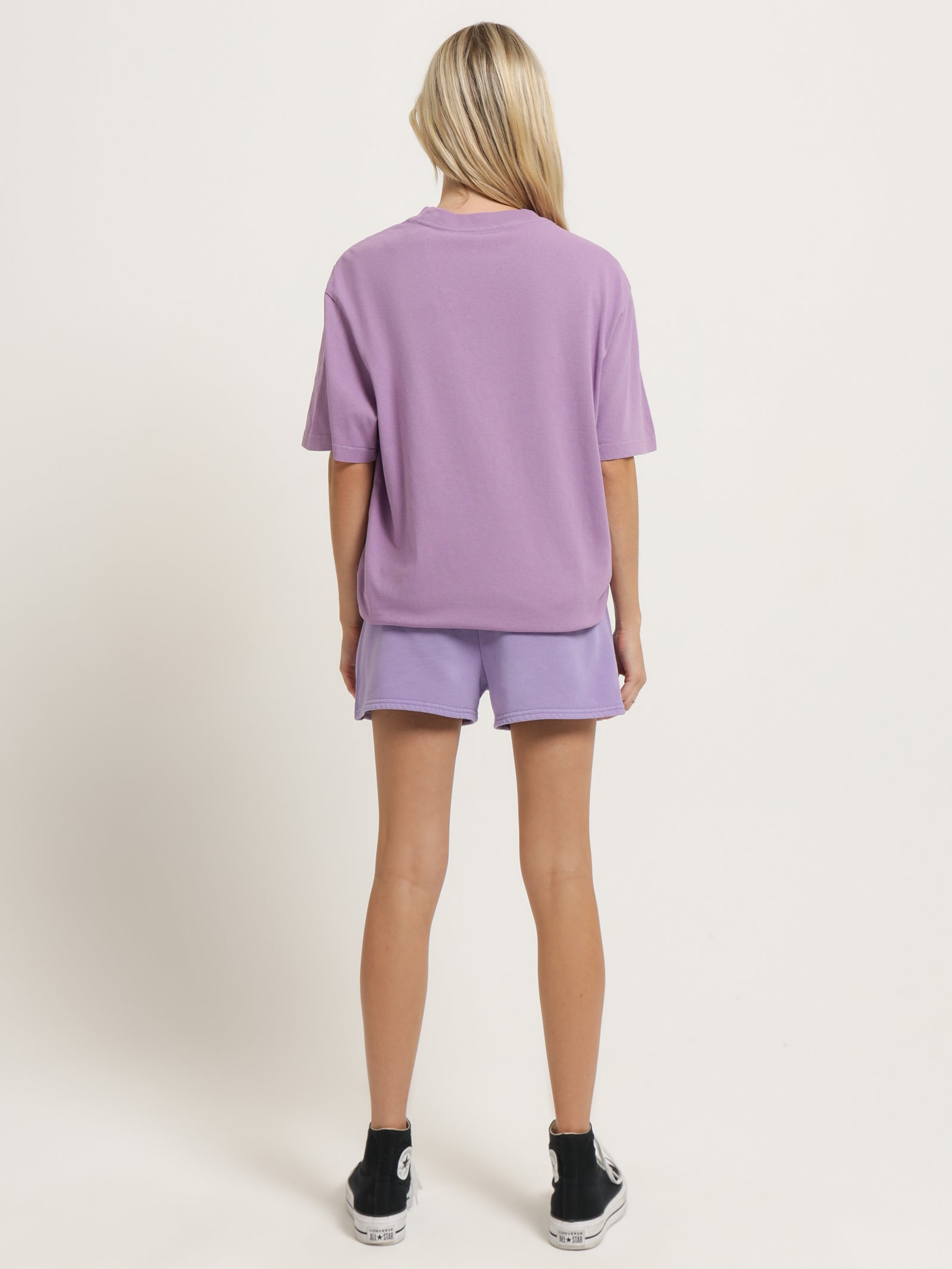 Courtney Lakers Shorts in Faded Purple