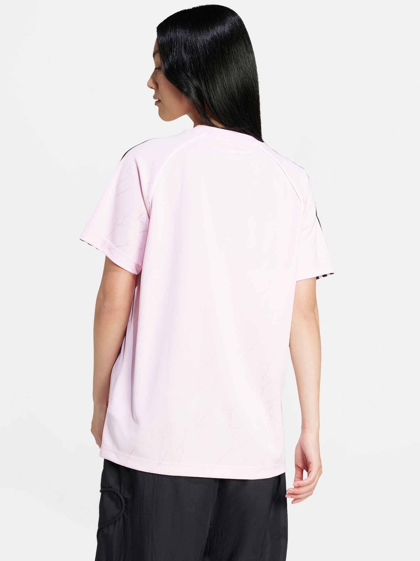 Short Sleeve Jersey T-Shirt in Clear Pink