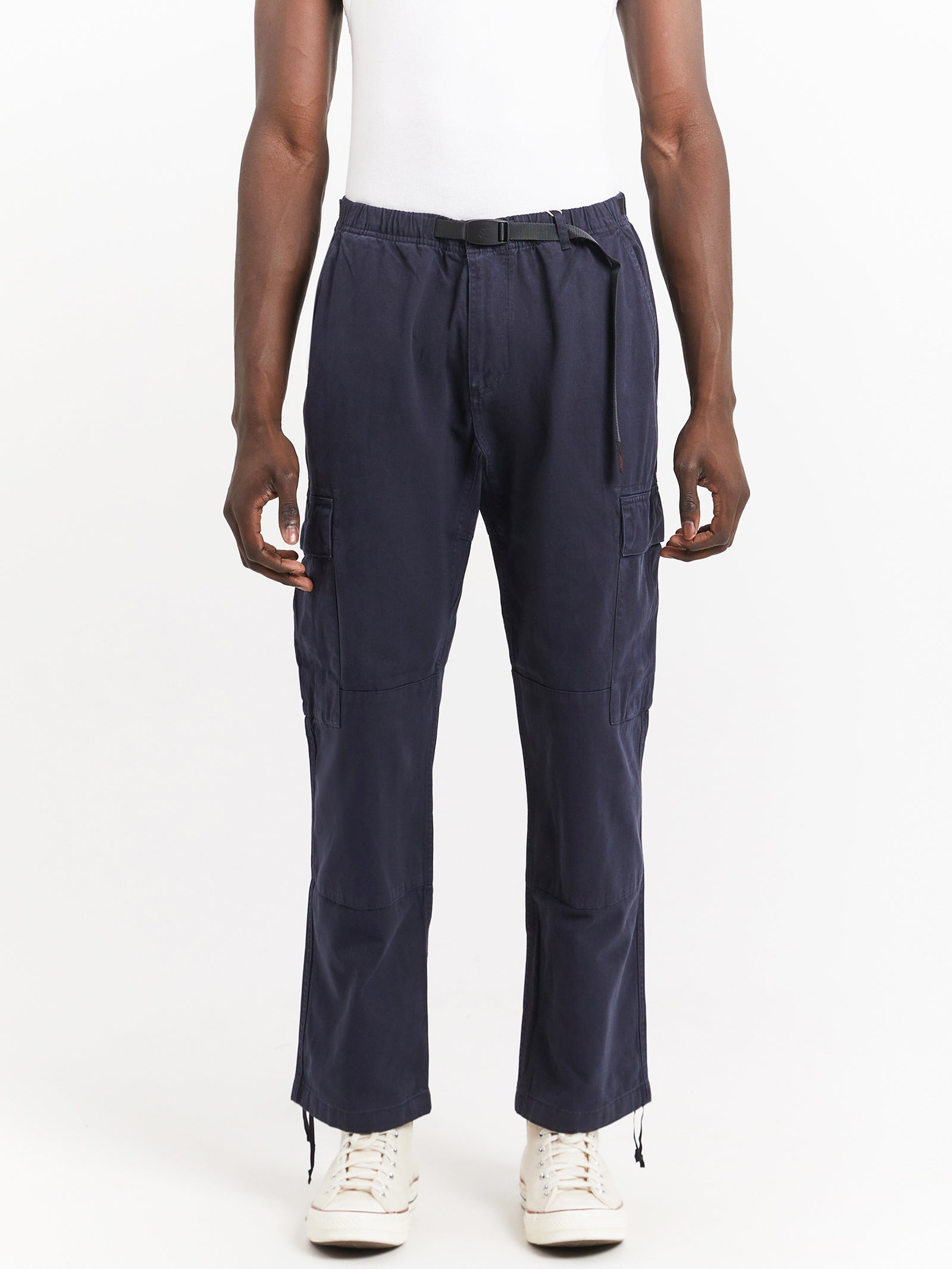 Cargo Pants in Double Navy Blue