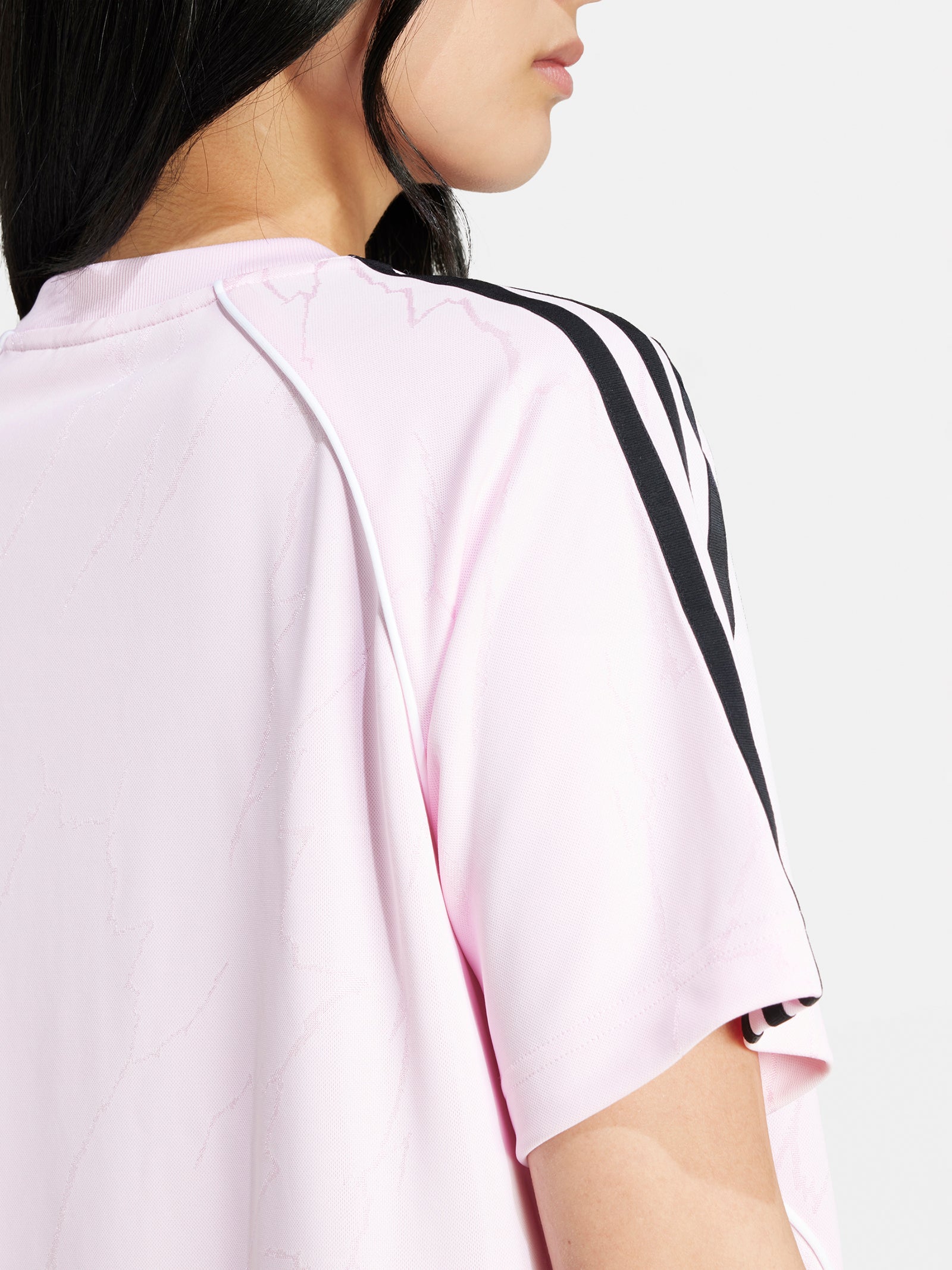 Short Sleeve Jersey T-Shirt in Clear Pink