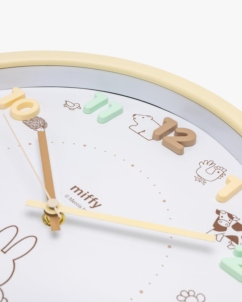 Miffy Wall Clock - Mocha