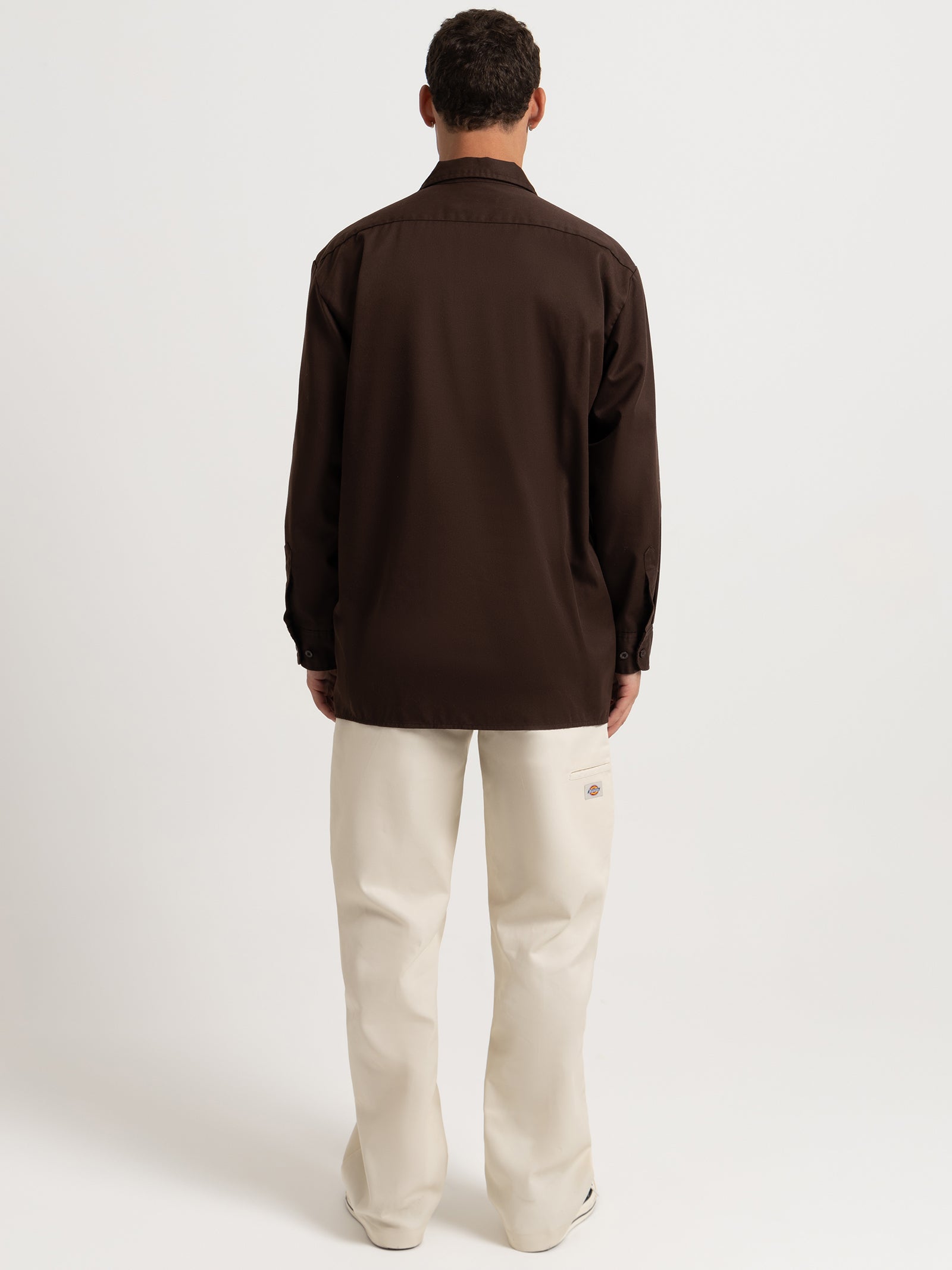 574 Long Sleeve Shirt in Brown