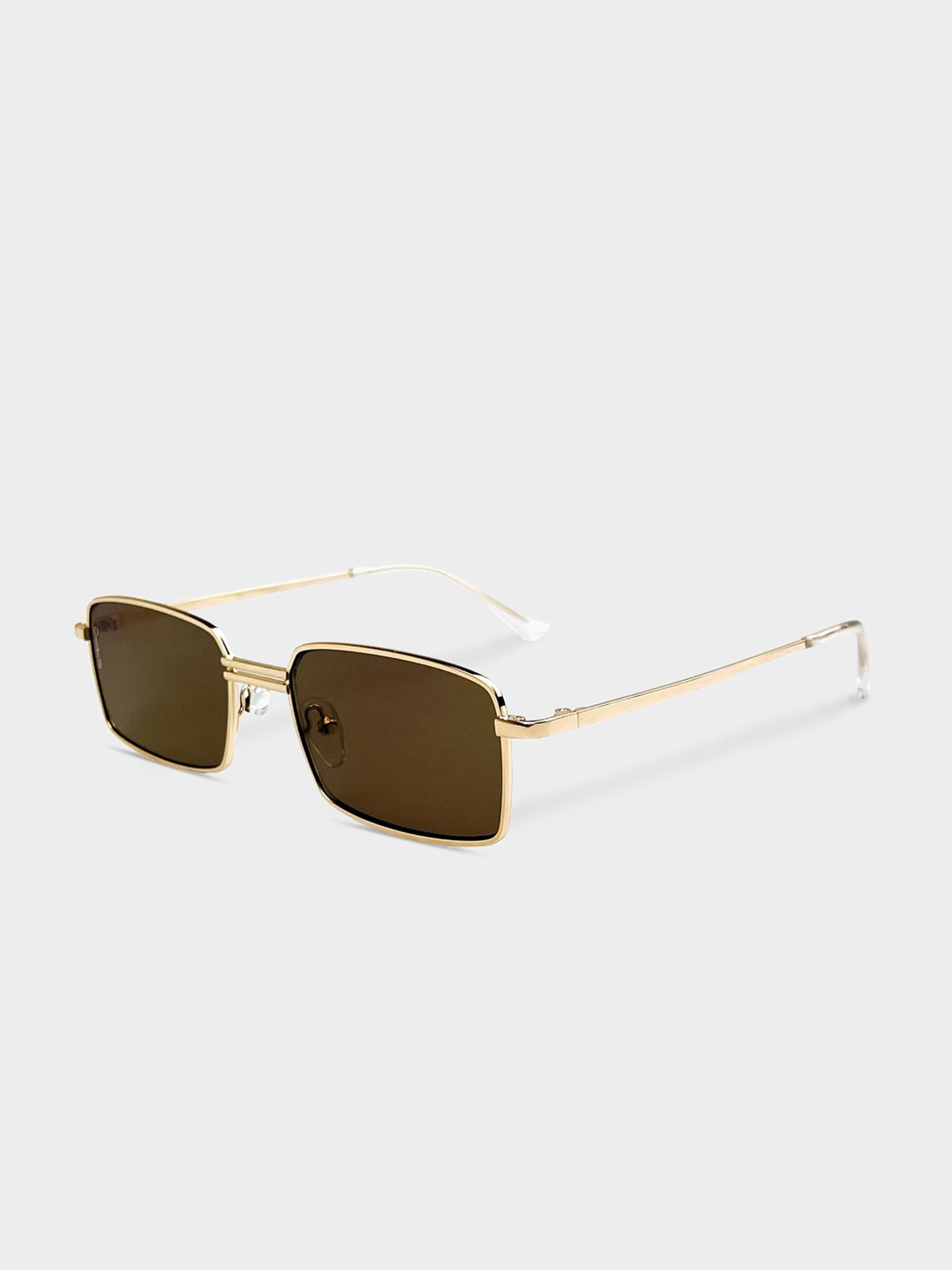 Ila Sunglasses in Gold & Brown