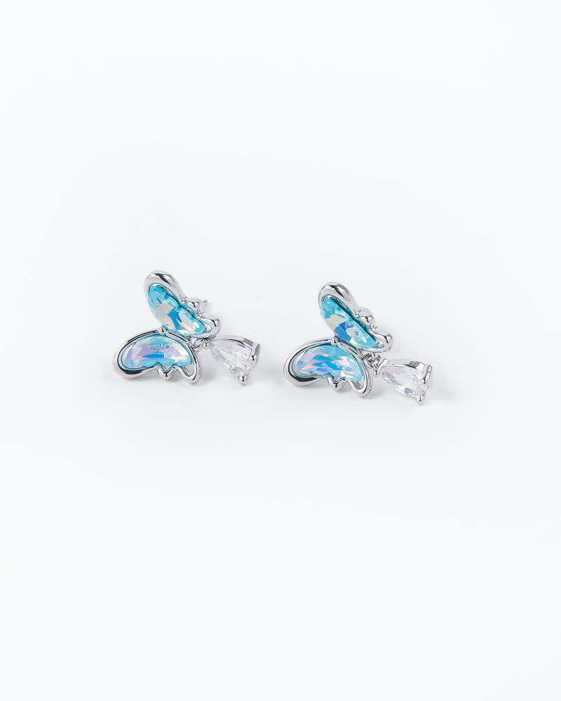 NYU NYU Azure Butterfly Earrings