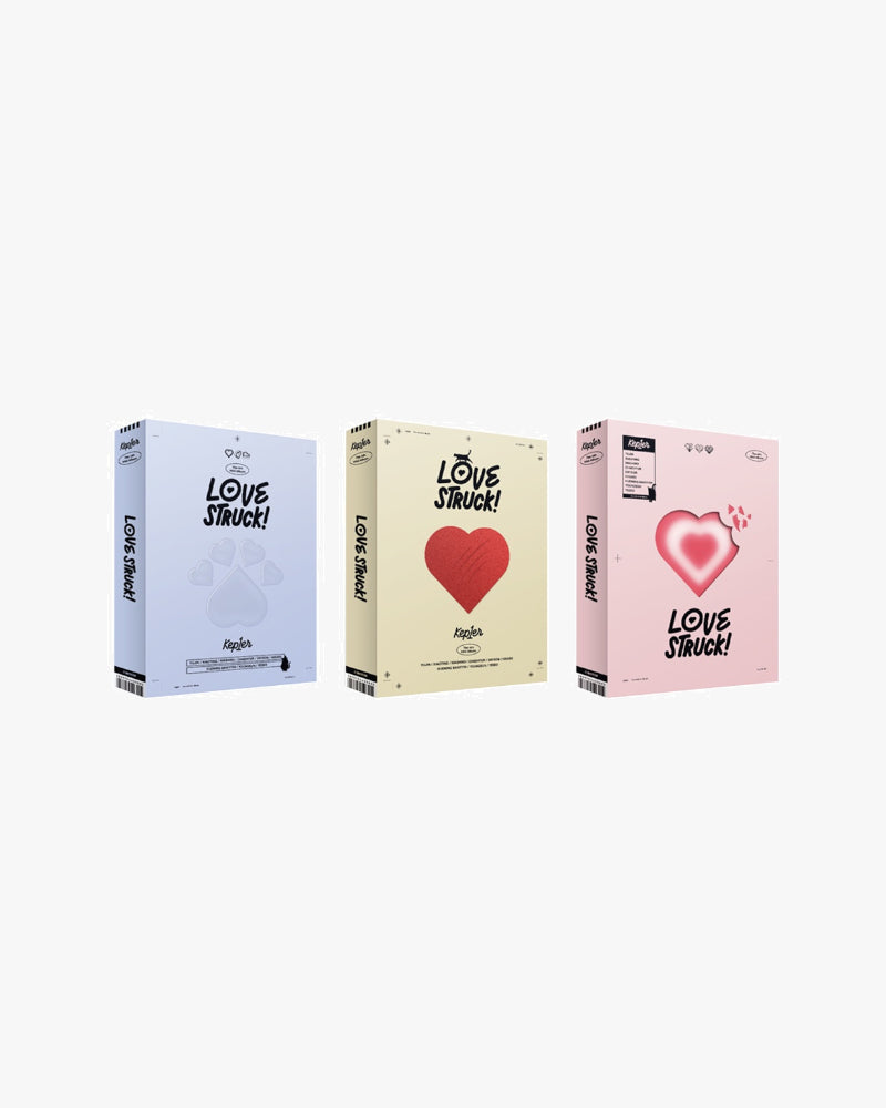 Kep1er - LOVESTRUCK! (4TH MINI ALBUM) (3 Versions)