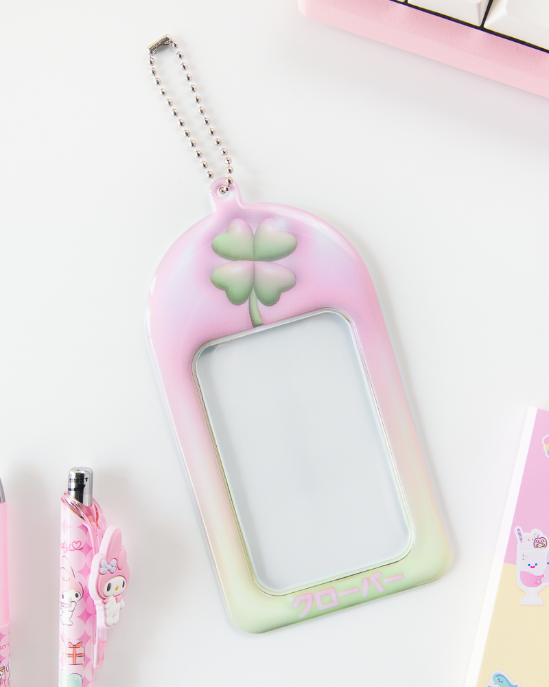 DUCKY WORLD Clover Photocard Holder Keyring